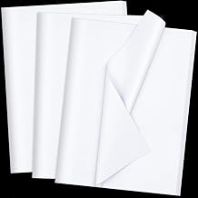 Jkopsnr 100 Sheets White Tissue Paper 20x14 Inches Tissue Paper for Gift Bags Wrapping Tissue Paper Bulk for DIY Crafts Birthday Baby Shower Festival Holidays Decorative