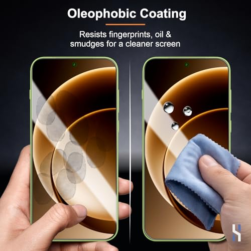 Image of Tempered Glass for OnePlus 15T (6.32 Inch) Military Grade 9H Screen Guard, Anti-Scratch, Shatterproof, Edge-to-Edge Full Coverage - Black Border