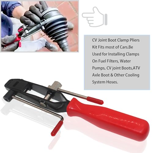 CV Boot Clamp Pliers 22-Piece CV Joint Boot Clamp Tool Kit Fits UTV ATV Cars Maintenance