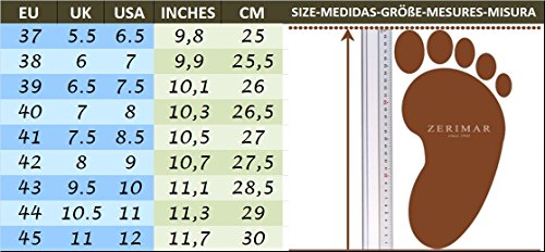 Zapatos con alzas Zerimar de piel natural: calzado elegante que aumenta la altura de hombre 7