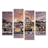 islandburner Bild auf Leinwand Goldenes Horn Und Die 