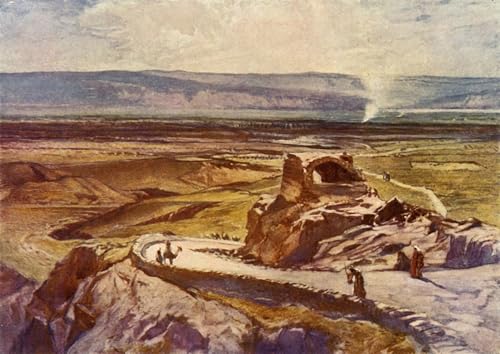 Tableau sur toile paysages de Jéricho par Fulleylove pour décoration murale grand salon