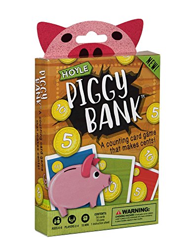 Hoyle Piggy Bank Children's Card Game