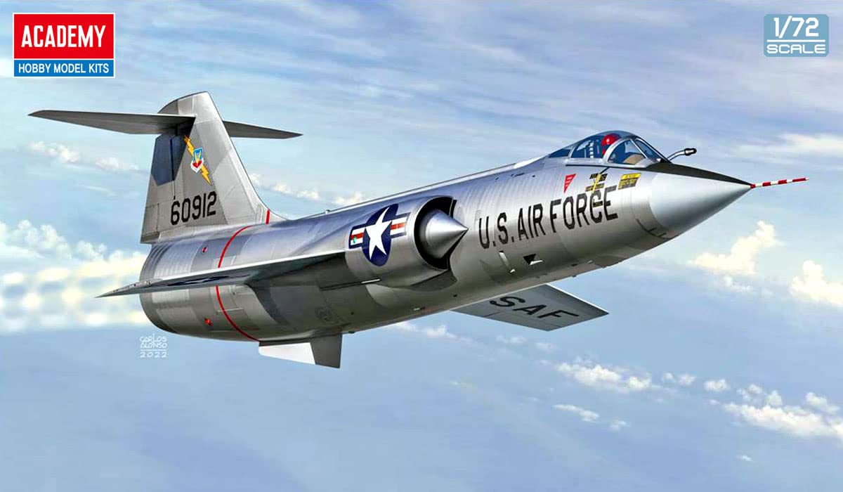 Academy 12576 1/72 US Air Force F-104C Starfighter Vietnam Plastic Model