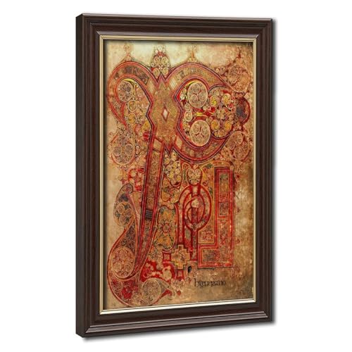 Book of Kells toile Chi Rho WCYB : sublimez votre décoration murale de bureau suspendue