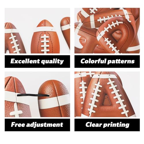 Image of Sport Birthday Banner, 3D Sport Theme Happy Birthday Banner (Football)