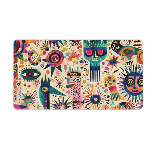 Tapis de souris de jeu à motifs anti fatigue pour le bureau et la maison