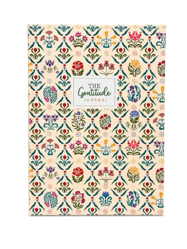 Image of DOODLE My Gratitude Journal Kit | A5 Hardcover Gratitude Journal | 132 Guided Pages for Daily Gratitude, Mindfulness & Self-Care | Wellness Journal with Premium Gift Box, Photo Frame, Magnetic Bookmarks & Inspirational Stickers (Flourish Garden)