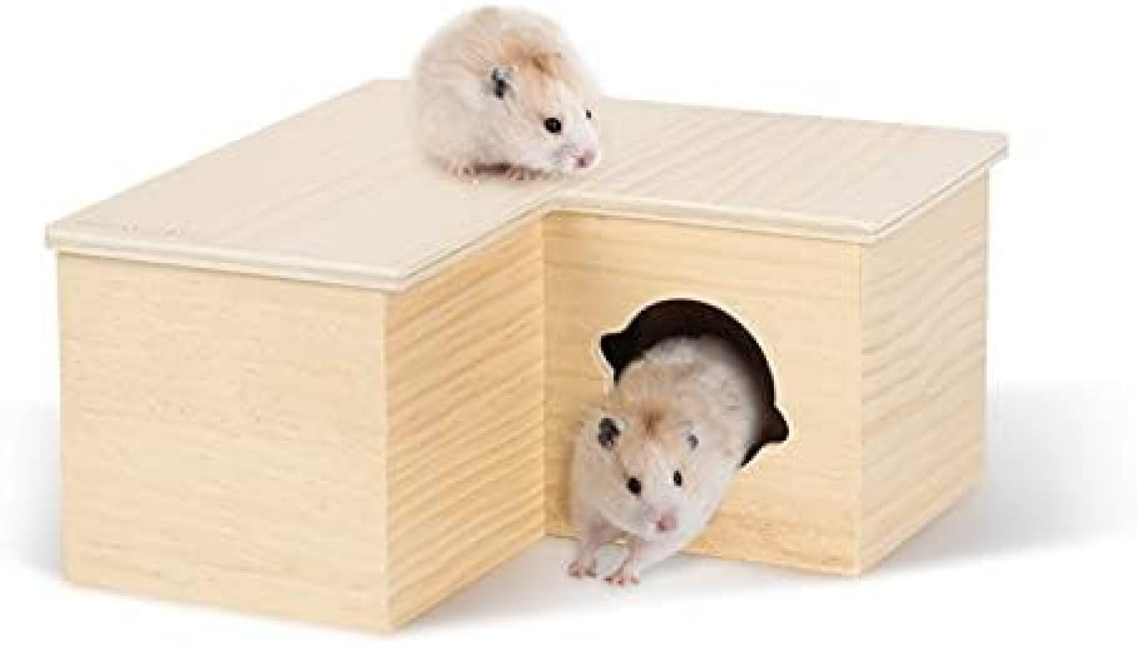 Laberinto De La Casa del Hámster De Cámaras Múltiples, Cobertizo Secreto para Mirar Al Hámster, Juguetes De Exploración De Túneles Y Ocultos De 3 Habitaciones, Adecuado para Chinchillas, con