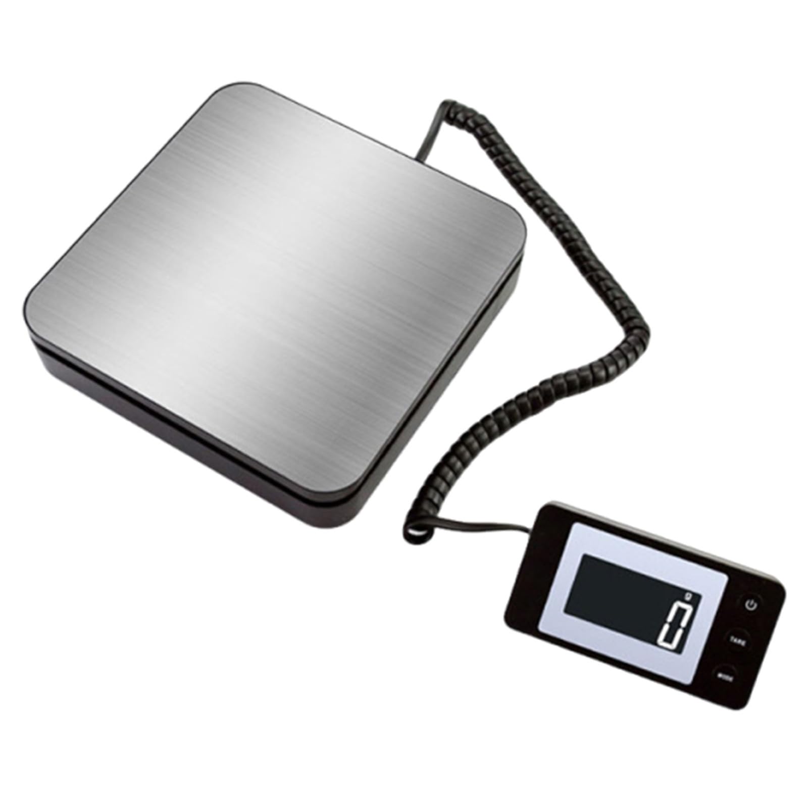 SOLUSTRE Balance Électronique Portable pour Expédition 50kg Écran Lcd Clair et Design à Double Alimentation pour Bureaux et Points D'expédition