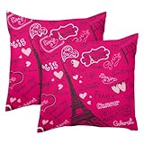 Dimensions disponibles : 40 cm x 40 cm ; 45 cm x 45 cm ; 50 cm x 50 cm. Le paquet comprend 2 housses de coussin de canapé. Housses uniquement.