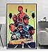 Produktbild shuimanjinshan Poster druckt Ölgemälde 2Pac West Hip Hop Biggie Smalls Rapper Leinwand Wandkunst Bilder Wohnzimmer Wohnkultur 50X70Cm Ungerahmt pc-88