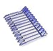 Drayas 12Pcs/set 3.7 Inches Metal Hair Clips for Styling and Sectioning,Dividing Duck Bill Clips with Prevent slippery Holes, Professional Salon Hair Clips for Women and Girls (Purple)