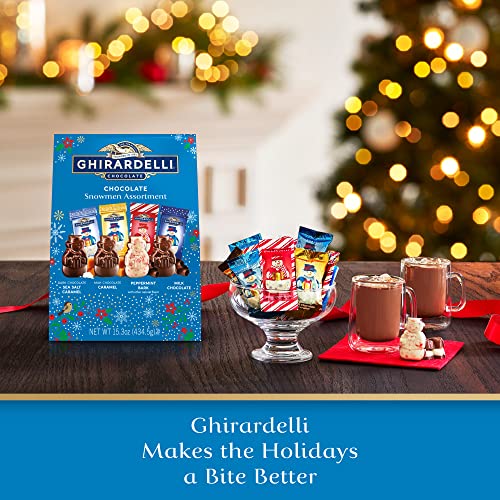 Ghirardelli Chocolate Snowmen Assortment For Easter Candy, 15.3 Oz Bag #TOP5