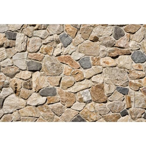 Stone Wall Backdrop Natural Rock Wall Photography Background Outdoor Stone Wall Decor Holiday Party Decor Retro Garden Wallpaper Birthday Banner Decor Studio Photo Background 7x5ft