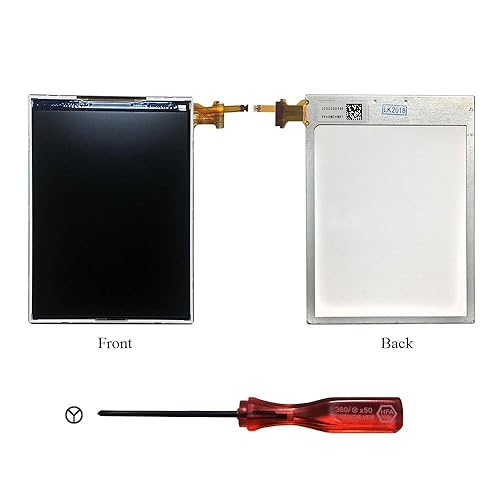 Rinbers OEM Replacement Bottom Lower LCD Screen Display for 2015 New Nintendo 3DS N3DS XL LL with Y Tool