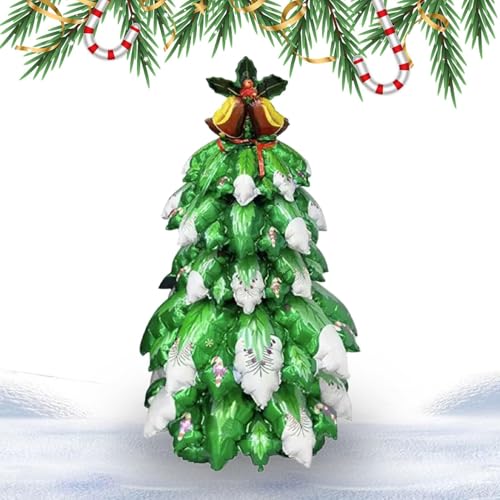 Árbol de Navidad iluminado inflable que soluciona la falta de espacio y tiempo en invierno 7