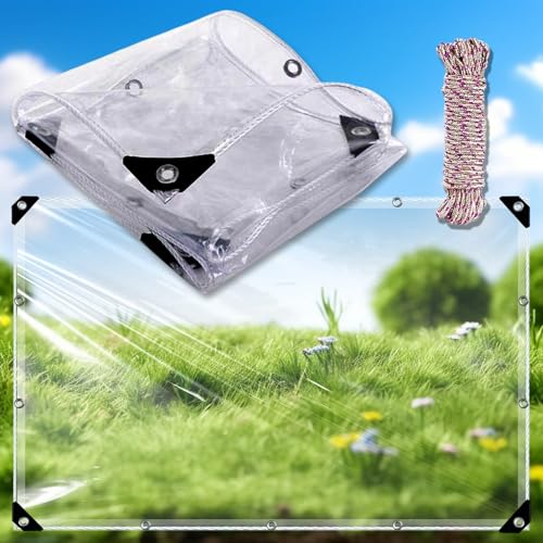 Lona impermeable 110x255 cm PVC toldo lluvia exterior resistente viento protector plantas jardín 2