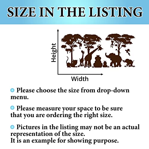 Safari Wall Decal Vinyl Stickers Decals Home Decor Animal Wall Vinyl Decal African Safari Kids Children Nursery Decor Jungle Bedroom Ns977 #TOP4