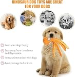 2Pcs Jouets Squeaky pour Chiens Pieuvre - Jouets en Peluche Crinkle sans Rembourrage pour Chiens en Apprentissage, Jouets à Mâcher Interactifs Durables pour Petits, Moyens et Grands Chiens, Entraînement et Réduction de l'Ennui