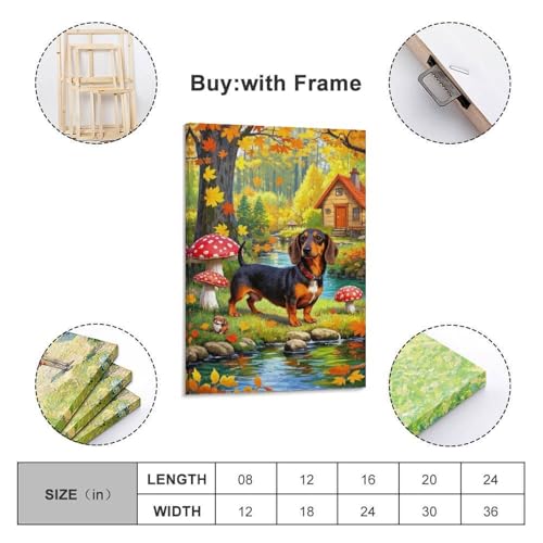 Tableau impression sur toile premium caniche murale pour décoration chic - 2