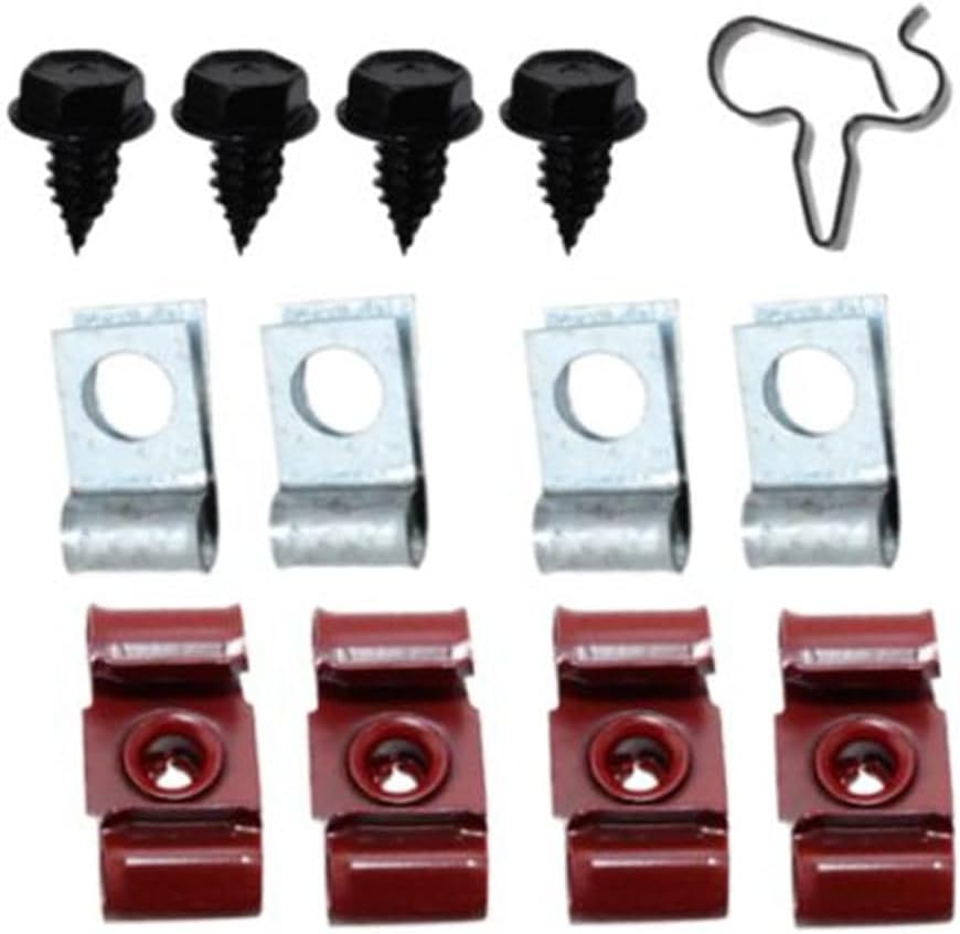 14 Piece Brake Line Clip Kit and H.O. Models Frame for Pontiac for GTO 1966-1967 for Lemans 1966-1967 for Tempest 1966-1967