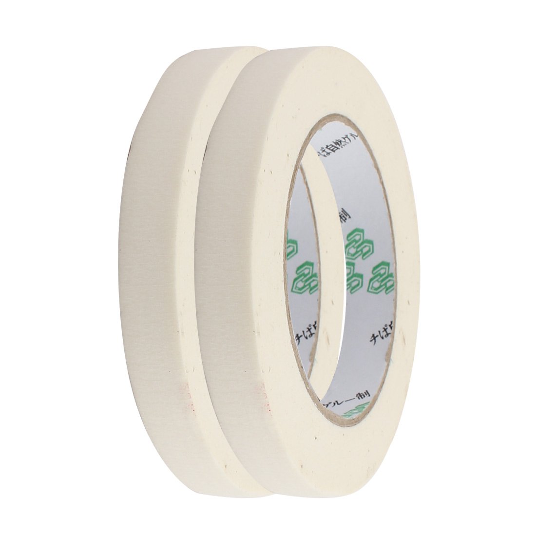 Aexit 2pcs Adhesive Labels & Labeling Equipment Paper Painting Writing Tape White 1.5cm x Industrial Labeling Tape 50M Length