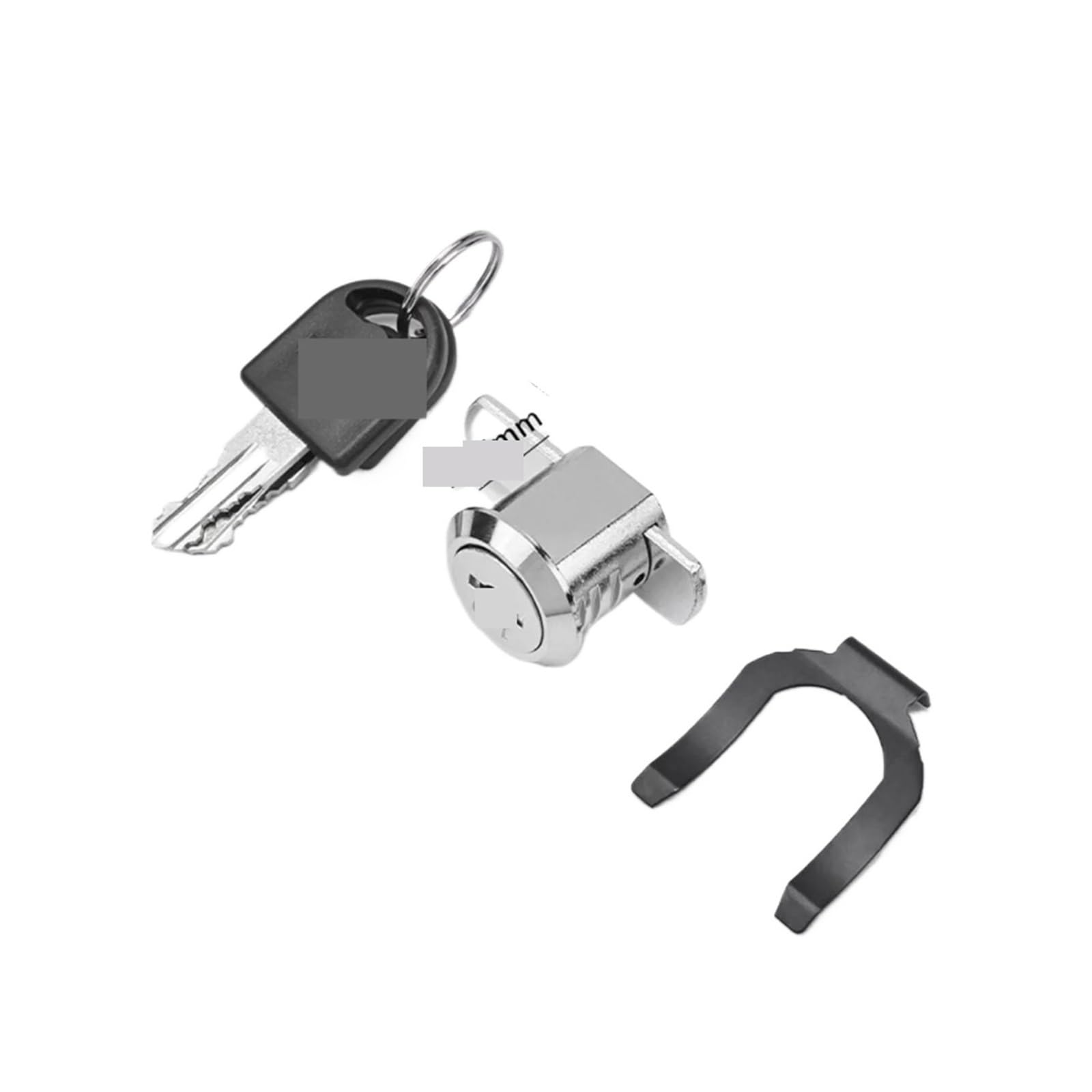 Fonhndg Color 8 Cabinet Locks 2 Sets Iron Cabinet Insert Linkage Toolbox Lock 180 Degree Rotation Unlocking Portable Drawer Alloy Durable File(Color 8)