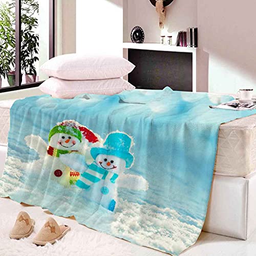 Couverture chaude 3D microfibre de flanelle douce pour lit et canapé entretien facile machine - 3