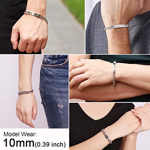 Chainshouse CHH18355G-10-21-CH001-CHUS Personalized Id Bracelets thumb #1