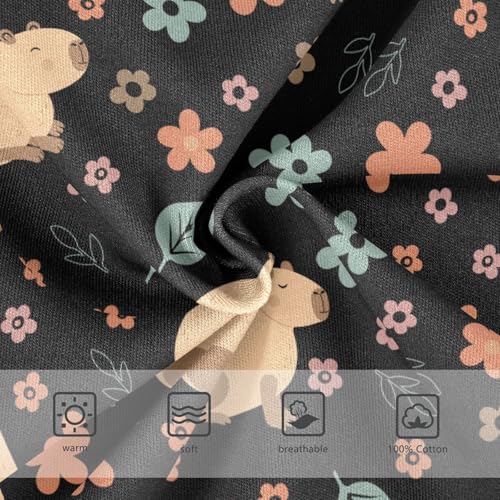 Boys' Underwear Cotton Little Boys Capybara Briefs Soft Toddler Underwear 2T-8Y3