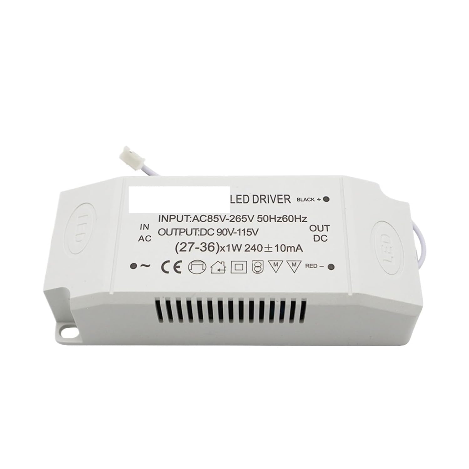 220V LED Driver Constant Current 300mA 240mA Output 1-50W Power Supply External Lighting Transformer for LED Ceiling Light(37-50w)