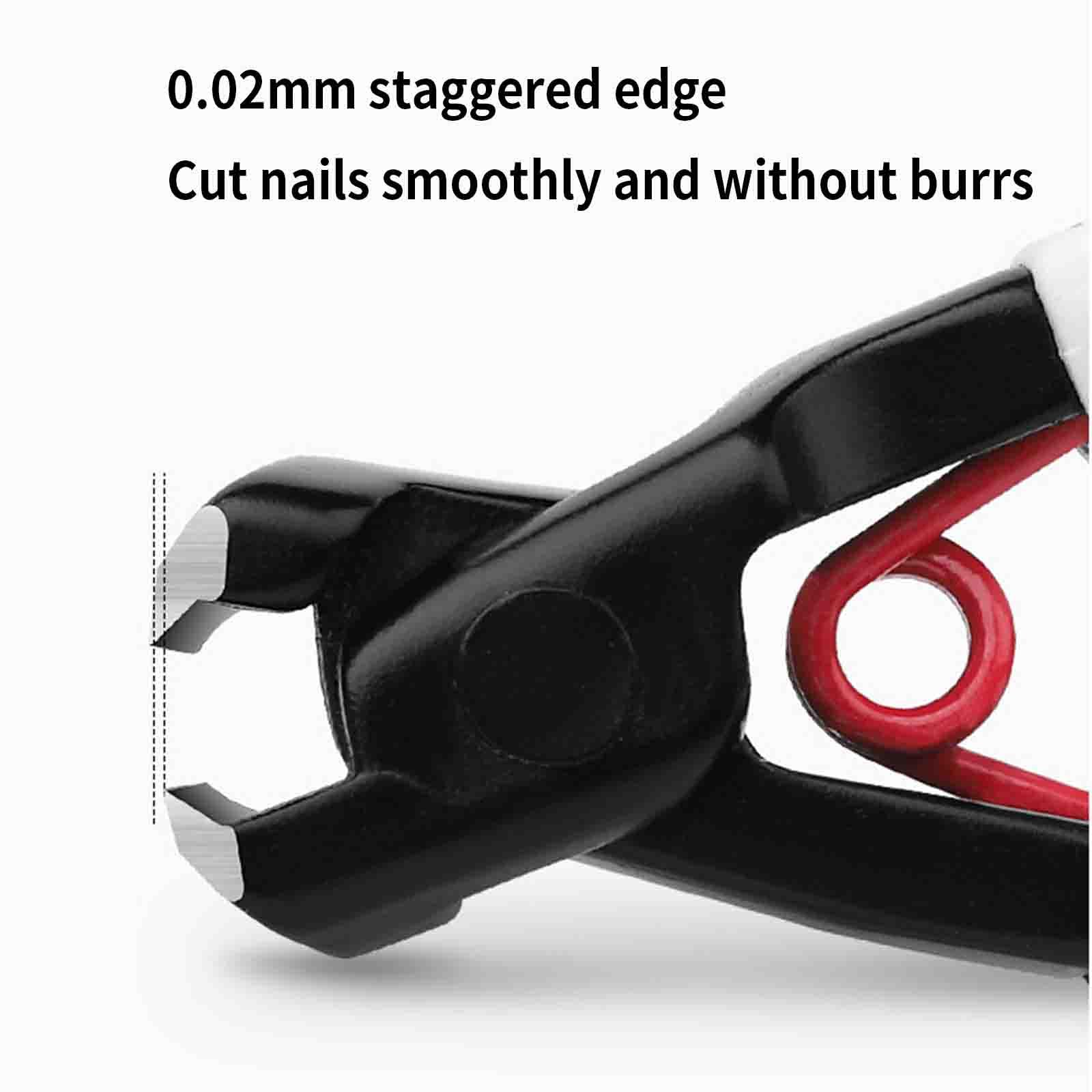 Cortauñas Pies Nail Cutter Alicate Cortauñas Alicates Uñas Pies Corta Uñas Adulto Profesional Gruesas Mango Largo Kit Gran Diámetro Mango Antideslizante Resistente Al Desgaste (black,6.5x4cm)