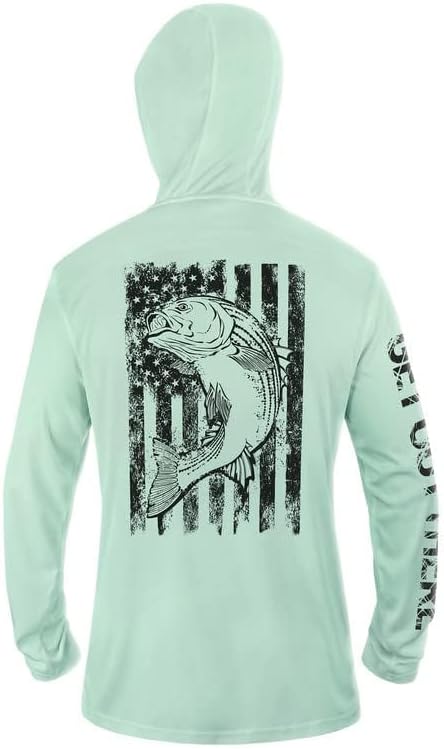 GOT Sports UPF 50+ Hooded Fishing Shirt for Men Women - Long Sleeve Hoodie T Shirts - UV Sun Protection, Lightweight - Image 2