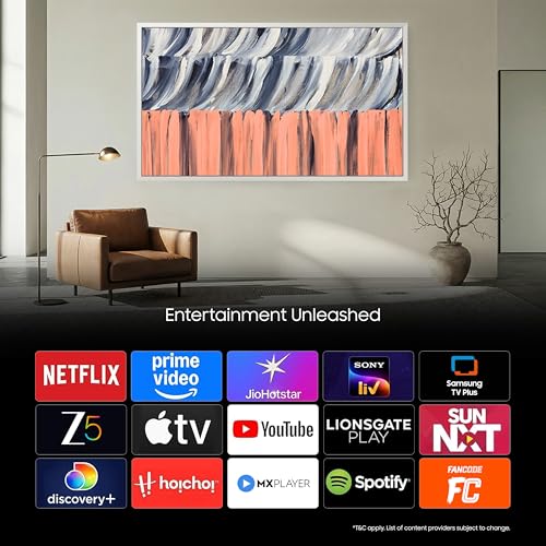 Image of Samsung 55 inches The Frame 4K Samsung Vision AI Smart TV QA55LS03HEULXL