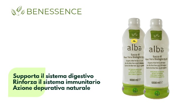 Benessence - Succo e polpa di Aloe Vera biologica da bere al 99,9%  1000  ml : Amazon.it: Salute e cura della persona