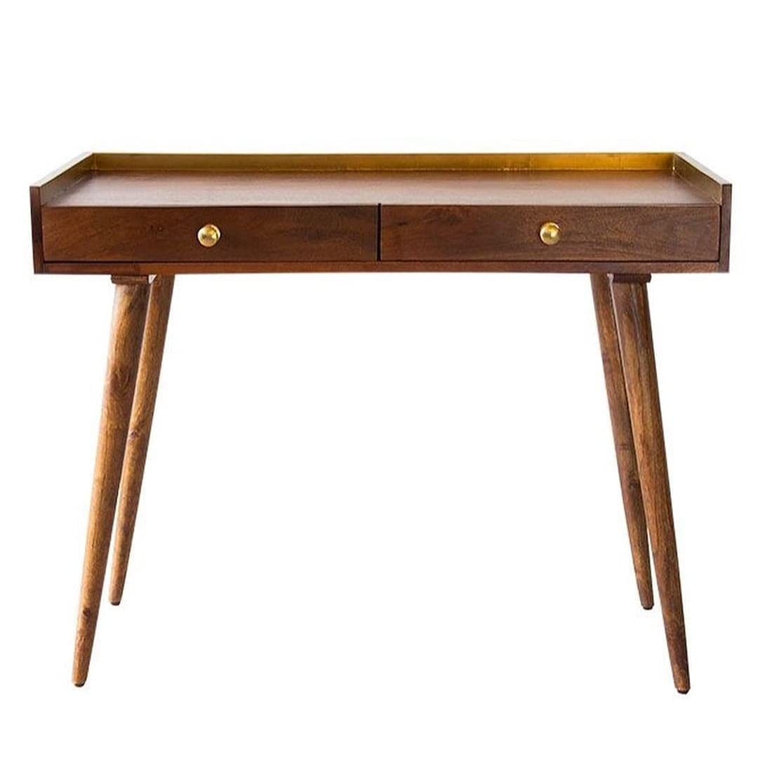 Buy Multi Purpose Study Table Sheesham Wood Study Table with Two