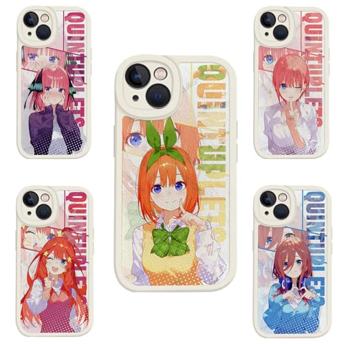 五等分の花嫁 スマホケース iphone 7 8 se 第2世代 第3世代 全機種対応 携帯ケース 五等分 ケース 指紋防止 可愛い