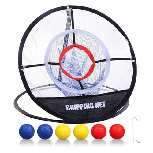 Golf Chipping Net Chip Shot Net + 6 Balls set for Wedge Practice