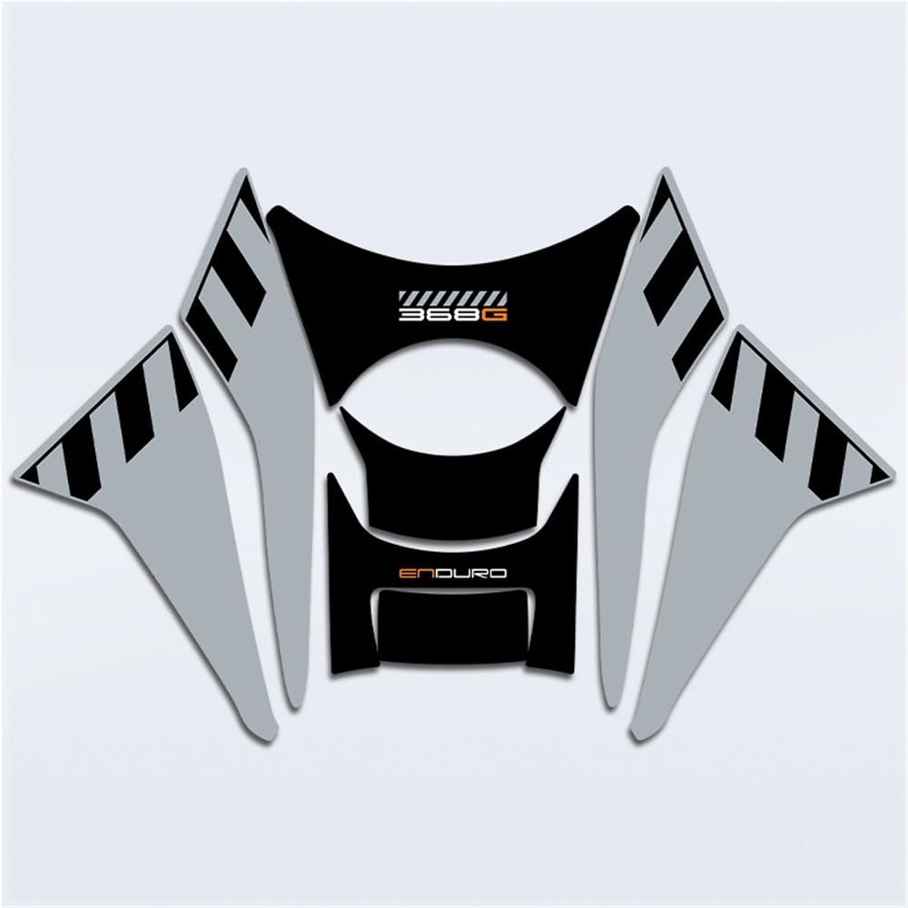 Autocollant de réservoir moto évite les rayures sur Zontes 368G