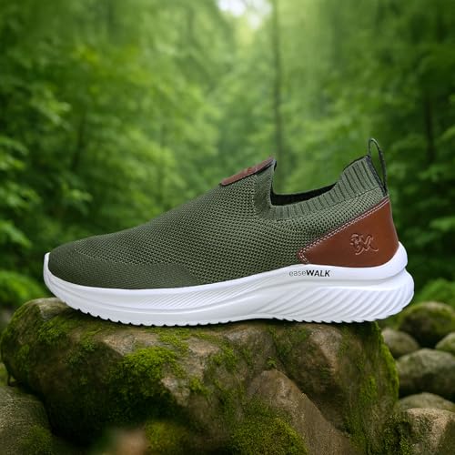 Image of Neeman's Ease Walk Neo Slip-Ons for Men | Lightweight, Breathable & Cushioned Walking Shoes | Easy Slip-in Design for Everyday Comfort & Style