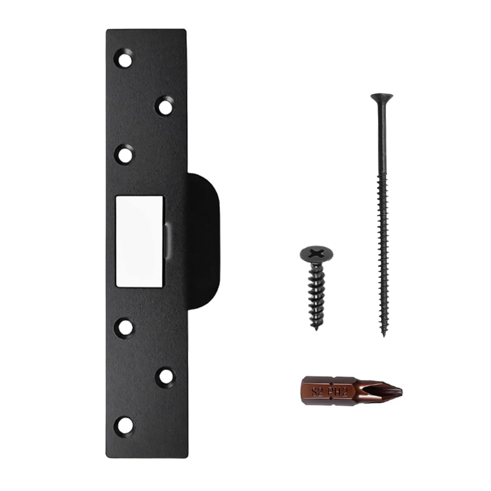 Inch Extra Large Hit Plate 2Mm Thick Stainless Steel Door Latches Reinforcement Plate for Door Reinforcement Strong Hit