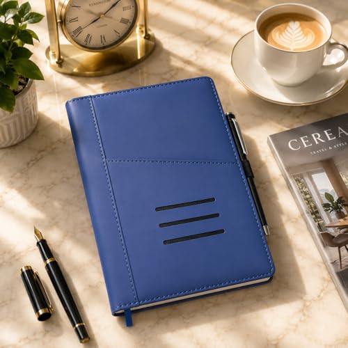 Image of FONSIE Diary journal for Girls and Women Rulled | pen holder | bookmark | Daily planner (8.27 inch * 5.7 inch inches).