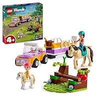 LEGO Friends Horse and Pony Trailer Toy - incl. Liann & Zoya Mini Dolls, Pony & Horse Animal Figures, a Car Model and Accessories - Creative Gift for 4+ Year Old Girls - 42634