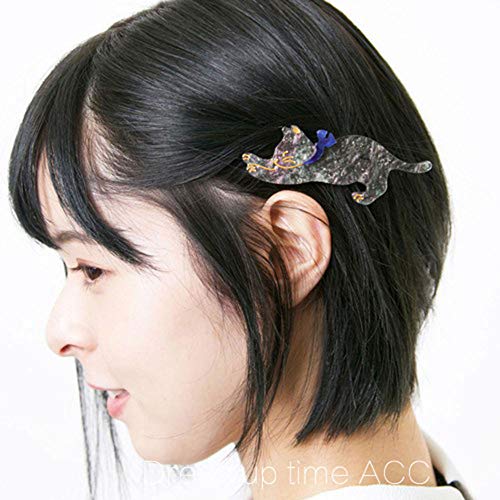 2 Pcs Acrylic Resin Alligator Clips Cat Hair Clips For Women Hair Accessories，Premium Hair Clip By Yocean #TOP5