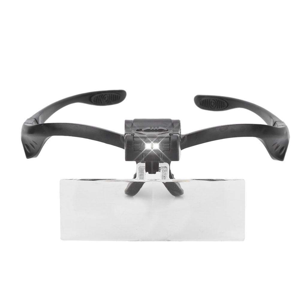 LED Head Magnifying Glasses for Eyelash Extensions Acne Extraction, Jewelry Repair, Tattoo Art, Watch Maintenance and Reading - Image 2