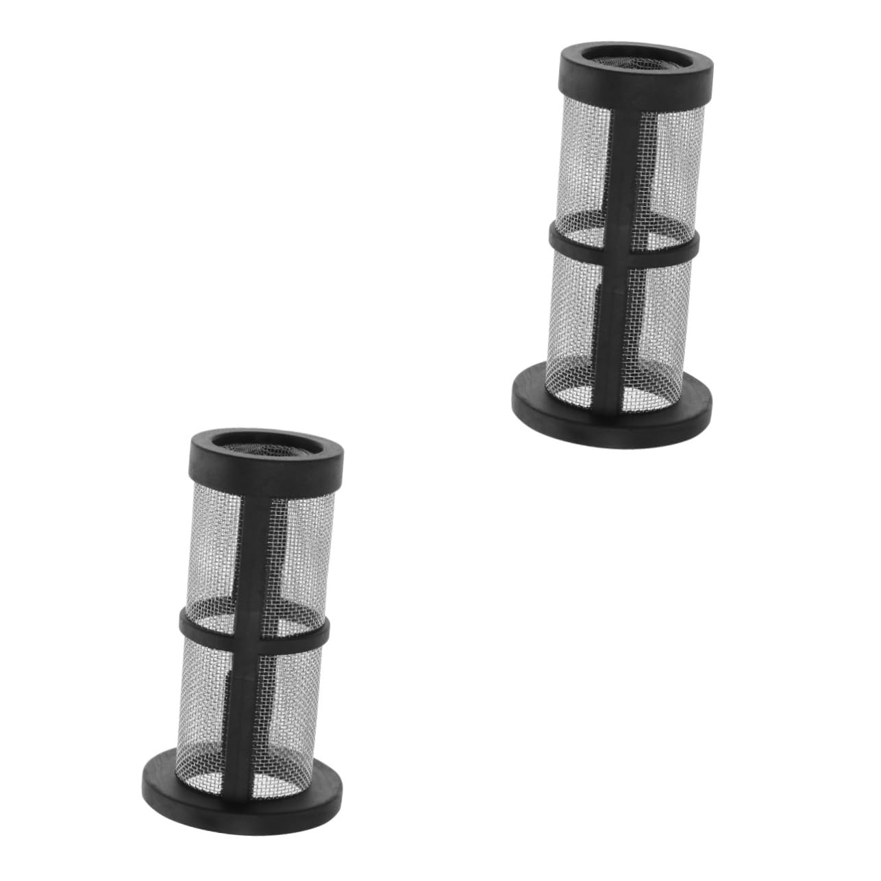 Abaodam 2 Pcs Swimming Pool Filter Pool Screen Strainer Sponge Filters Pool Screen Filter Skimmer Basket Sock Black Ink Pool Replacement Filter Pool Filter Net Splitter Tub Abs