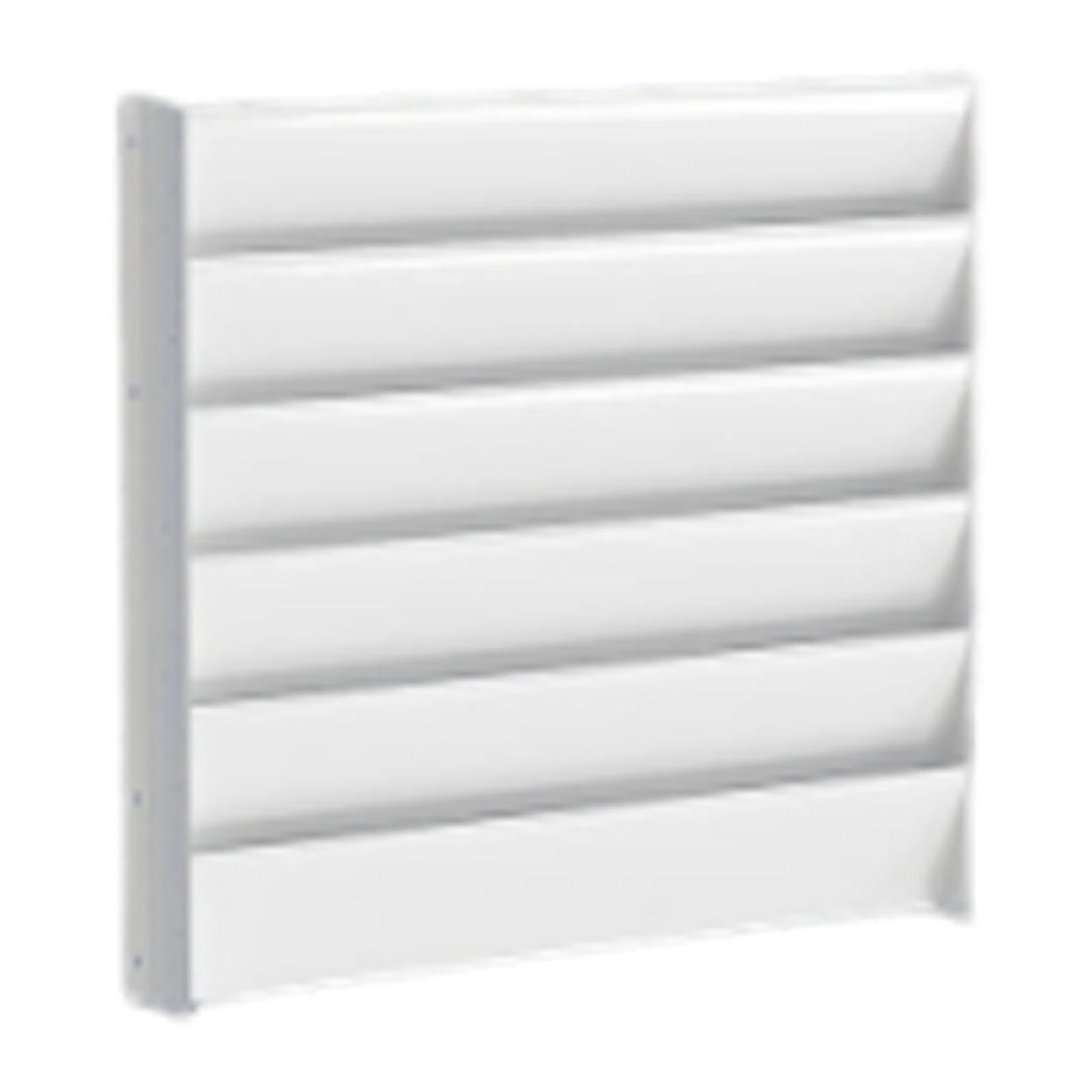 LOVIVER Déflecteur de Condenseur de Climatiseur en Acier Galvanisé, Panneau Déviateur pour Compresseur de Clim, Pare-Vent pour Unité Extérieure 1-3P, Protection pour Climatiseur de Chambre, 55cmx55cm