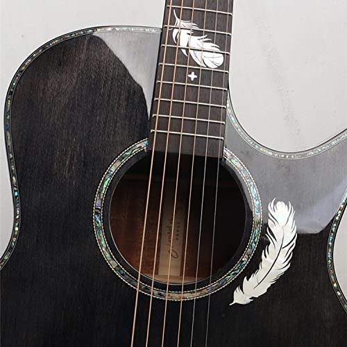 MEIeynt Guitare Acoustique 41 Pouces Ensemble débutant pour Guitare épicéa avec Sac rembourré, Cordes, médiators… - Les Beatles, Paul McCartney, John Lennon, RIngo Starr, George Harrison MEIeynt Guitare Acoustique 41 Pouces Ensemble débutant pour Guitare épicéa avec Sac rembourré, Cordes, médiators… – Image 4