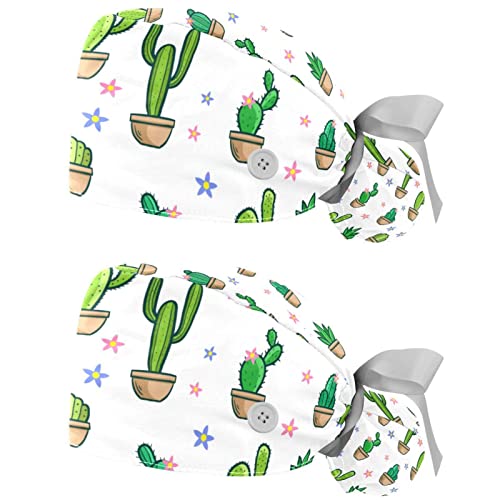 Casquettes de travail respirantes et anti-transpiration cactus vert
